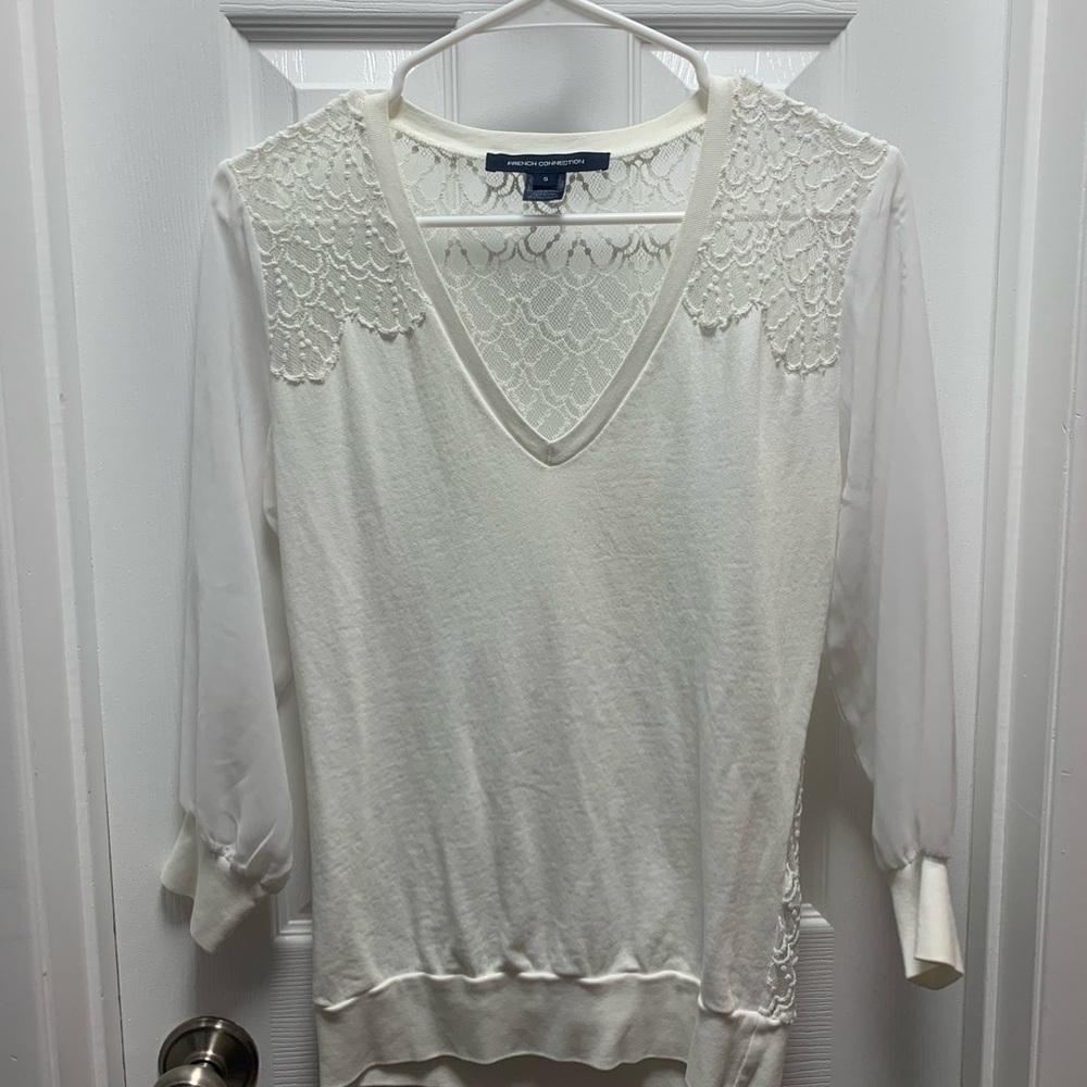 French Connection women’s lacy top